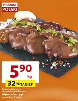 Auchan Wątroby kurcząt luzem oferta