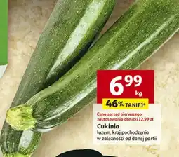 Auchan Cukinia luzem, kraj pochodzenia w zależności od danej partii oferta