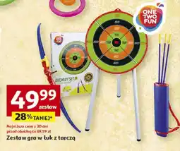 Auchan Zestaw gra w łuk z tarczą oferta