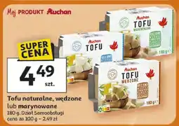 Auchan Tofu naturalne, wędzone lub marynowane Dział Samoobsługi oferta