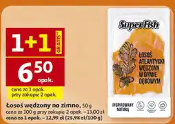 Auchan Łosoś wędzony na zimno oferta