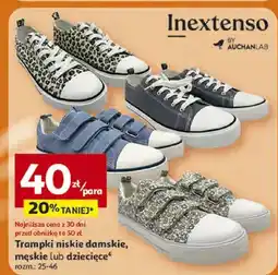 Auchan Trampki niskie damskie, męskie lub dziecięce oferta