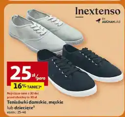 Auchan Tenisówki damskie, męskie lub dziecięce oferta
