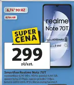 Auchan Smartfon Realme Note 70T oferta
