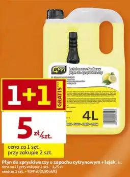 Auchan Płyn do spryskiwaczy o zapachu cytrynowym z lejem oferta