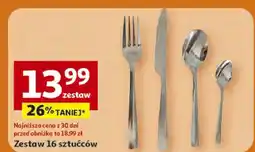 Auchan Zestaw 16 sztućców oferta