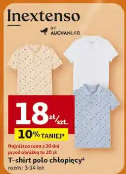 Auchan T-shirt polo chłopięcy oferta