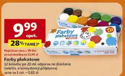 Auchan Farby plakatowe 12 kolorów po oferta