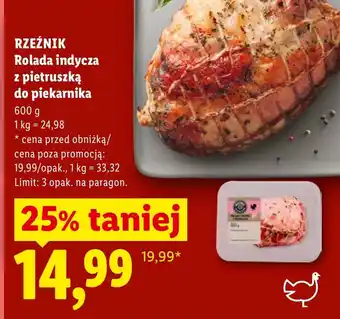 Lidl Rolada indycza Rzeźnik oferta