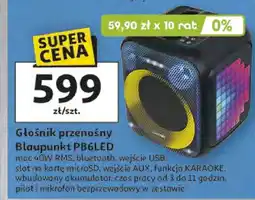 Auchan Głośnik przenośny Blaupunkt PB6LED oferta
