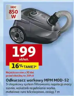 Auchan Odkurzacz workowy MPM MOD-52 oferta