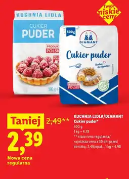 Lidl Cukier puder Diamant oferta