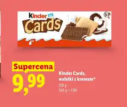 Lidl Wafelki Kinder oferta