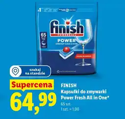 Lidl Kapsułki do zmywarki Finish oferta