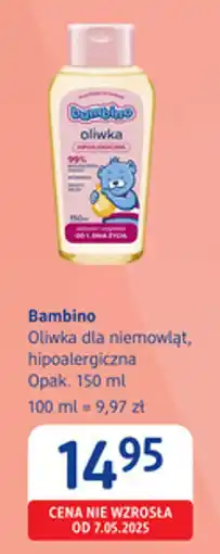 dm drogerie markt Bambino Oliwka dla niemowląt, hipoalergiczna oferta