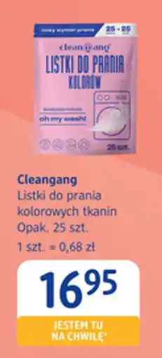dm drogerie markt Cleangang Listki do prania kolorowych tkanin oferta