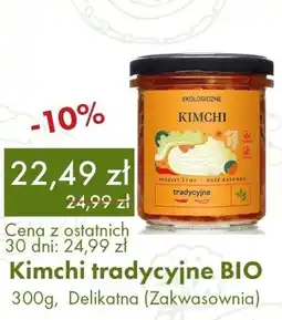 Organic Farma Zdrowia Kimchi tradycyjne BIO, Delikatna (Zakwasownia) oferta