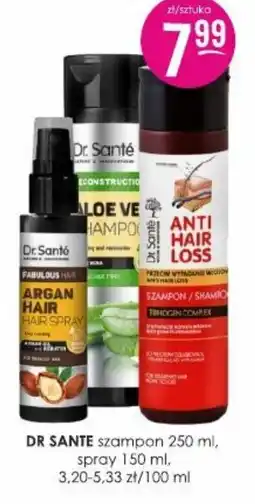 Jaśmin Dr Sante szampon lub spray oferta