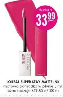 Jaśmin Loreal Super Stay Matte Ink pomadka oferta