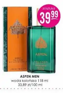 Jaśmin Aspen Men woda kolońska oferta
