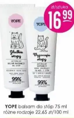 Jaśmin Yope balsam do stóp oferta