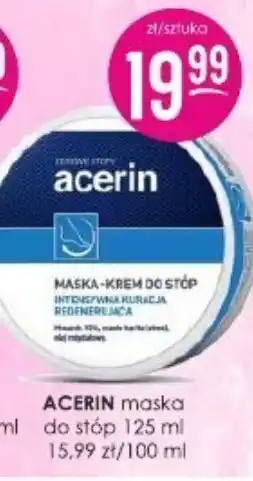 Jaśmin Acerin maska do stóp oferta