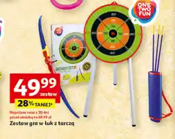 Auchan Zestaw gra w łuk z tarczą oferta