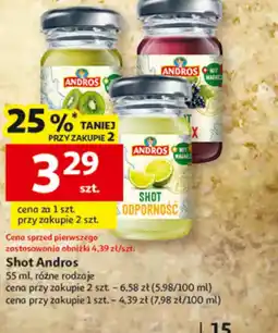 Auchan Shot Andros oferta