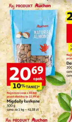 Auchan Migdały łuskane Auchan oferta