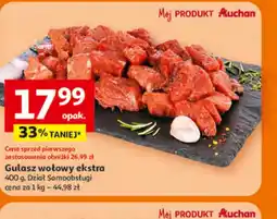 Auchan Gulasz wołowy ekstra oferta