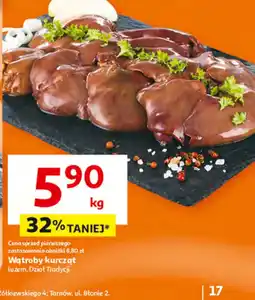 Auchan Wątroby kurcząt oferta