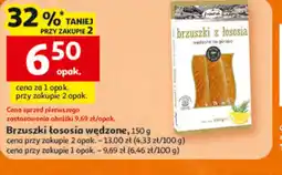 Auchan Fresh Fish Brzuszki łososia wędzone oferta