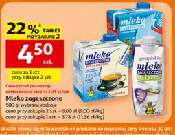 Auchan Mleko zagęszczone oferta