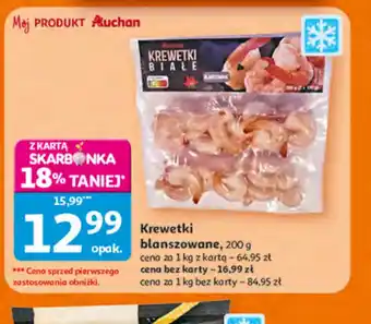 Auchan Krewetki blanszowane