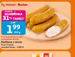 Auchan Kiełbasa z serem oferta