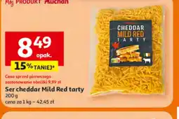 Auchan Auchan Ser cheddar Mild Red tarty oferta
