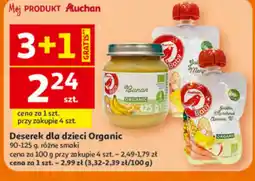 Auchan Auchan Deserek dla dzieci Organic oferta