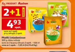 Auchan Płatki śniadaniowe Auchan oferta