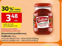 Auchan Pudliszki Koncentrat pomidorowy oferta