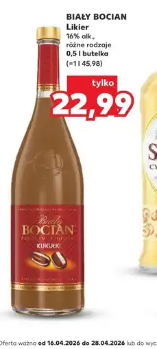 Kaufland Likier Biały Bocian oferta
