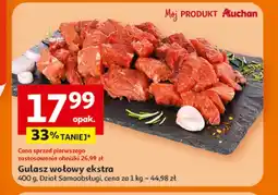 Auchan Gulasz wołowy oferta