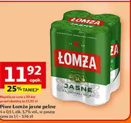 Auchan Piwo Łomża oferta