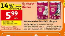 Auchan Karma mokra bez zbóż oferta