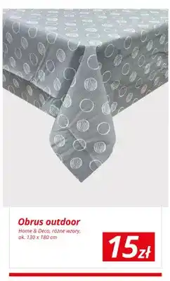 KiK Obrus outdoor różne wzory oferta