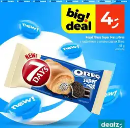 Dealz Rogal 7Days Super Max x Oreo z nadzieniem o smaku ciastek Oreo oferta