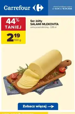 Carrefour Ser żółty oferta