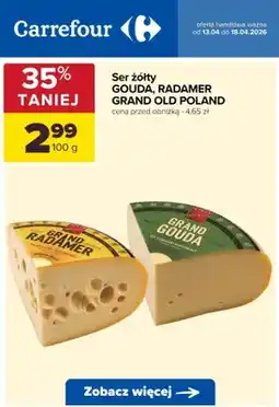 Carrefour Ser żółty Grand Old Poland oferta