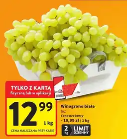 Intermarche Winogrono białe luz oferta