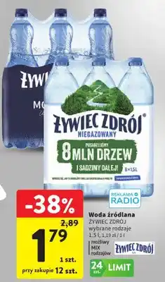 Intermarche Woda źródlana niegazowana wybrane rodzaje oferta