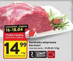 Intermarche Karkówka wieprzowa bez kości oferta
